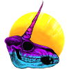 Einhorn Schädel