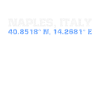 Coordonnées Naples-Italie