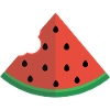 Une tranche de pastèque