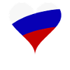 RUSSIE COEUR T-SHIRT