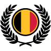 Belgium (flag & laurel wreath)