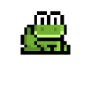 Retro frog