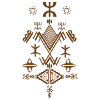 Amazigh Berber motifs