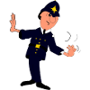 Dapper Police Parade Pose