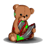 Teddy mit Logo