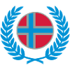 Norway (flag & laurel wreath)