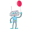 Cute Robot Kids Tees