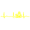 ECG HEARTBEAT CAMERA Yellow