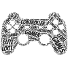 game controller wordart