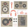 DJ Turntable set