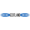 Scotland flag / banner 005 AllroundDesigns