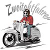 Simson Schwalbe Zweitaktfahrer