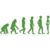 Alien / Area 51 / UFO: Evolution - Monkey - Human -