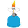 Camping gas cooker