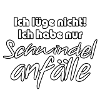 Schwindelanfälle - Lügner Spruch Geschenk