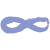 Yoga Zen Infinity Sign Blueberry