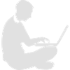 Laptop Man Surfing