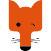 Fox blinking