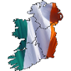 Ireland flag mapped