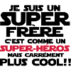 c'est comme un super-héroS(frère)