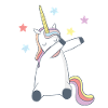 Dabbing Unicorn Dabbing Unicorn Glitter Glitter