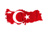 Tyrkiet Türkiye tyrkisk flag map Istanbul TR