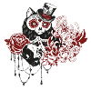 skull cat