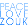 Peace Love Zouk - blue - Danceshirt