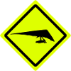 hang glider roadsign