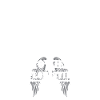 Kreative tätowierte Floristin