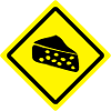 cheese roadsign