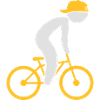 Ein Radfahrer