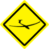 glider roadsign