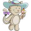 Sommer Katze Comic