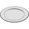 empty plate