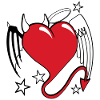 heart angel evil