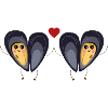The two little love molds