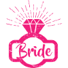 Bride pink grunge 1c