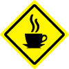 coffee roadsign