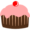 Cupcake pie sweets cherry