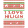 étreintes d'amour de Noël PULL