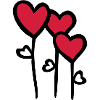 HEART flowers