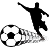 Footballer football 2c