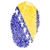 Fingerprint i love Bosnia Bosnia