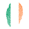 empreintes digitales j'aime Irlande