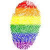 Fingerprint i love roots gay proud lgtb