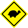 turtle roadsign