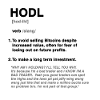 HODL bitcoins