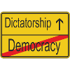 leaving Democracy entering Dictatorship