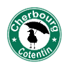 Cherbourg sur fond vert